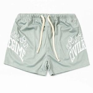 Civil Regime Burning Mesh Basketball Shorts